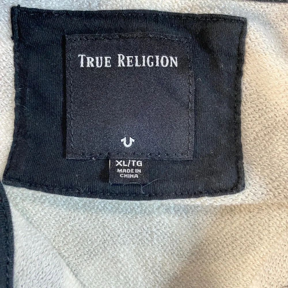 True‎ Religion Mens Camo Swirl Full Zip Hoodie Black Gray XL
